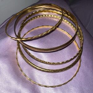 Gold bracelets